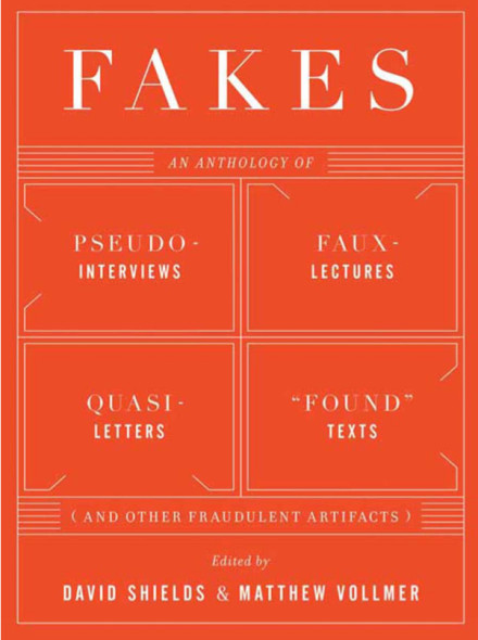 David Shields: Talking Fakery