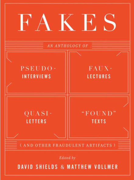 David Shields: Talking Fakery