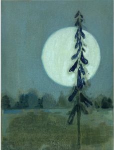 Barry McGlashan “Pale Moon” Oil on Canvas