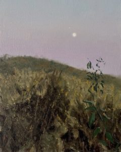 Sebastián Espejo, “Full Moon Landscape” Oil on canvas