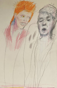 ”Seance summons great ghosts. David Bowie & Alice Neel”