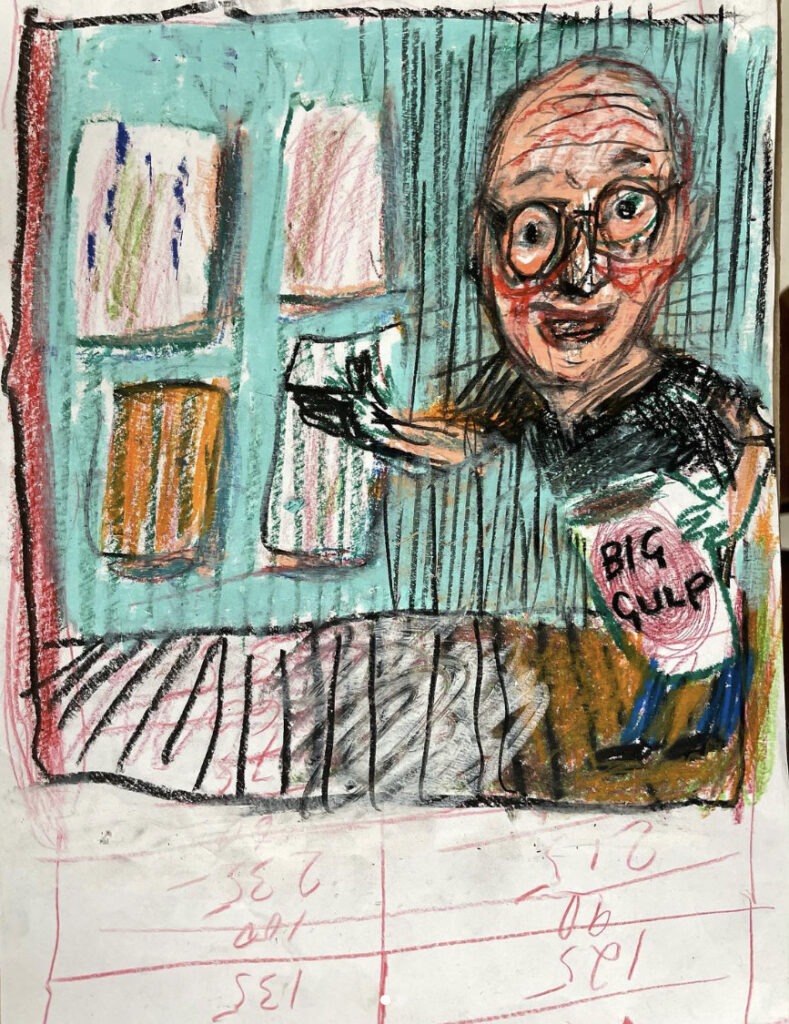 Matthew Collings “Jerry Saltz was looking forward to reading his book.”